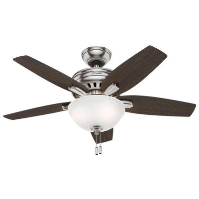 Newsome 42 in. Indoor Brushed Nickel Ceiling Fan